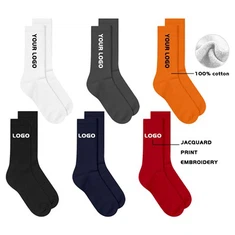 Mens Colored Crew Socks