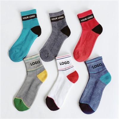 Mens Patterned Ankle Socks