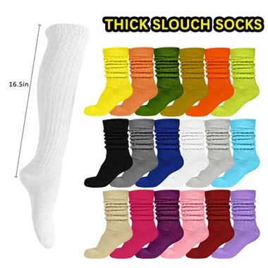 Slouch Socks 80s Fashion