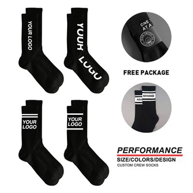 Mens Black Gym Socks
